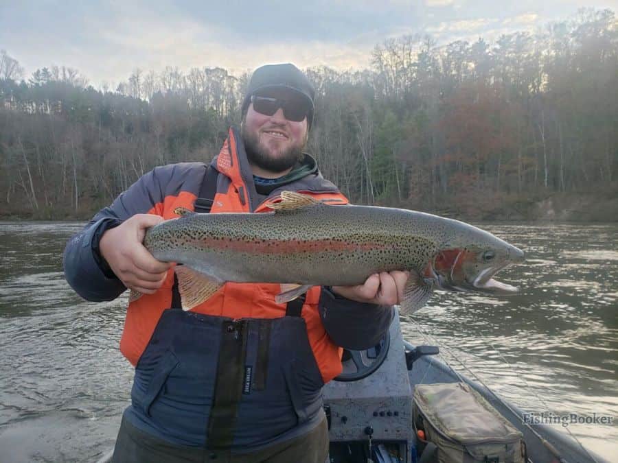 man holding a fish