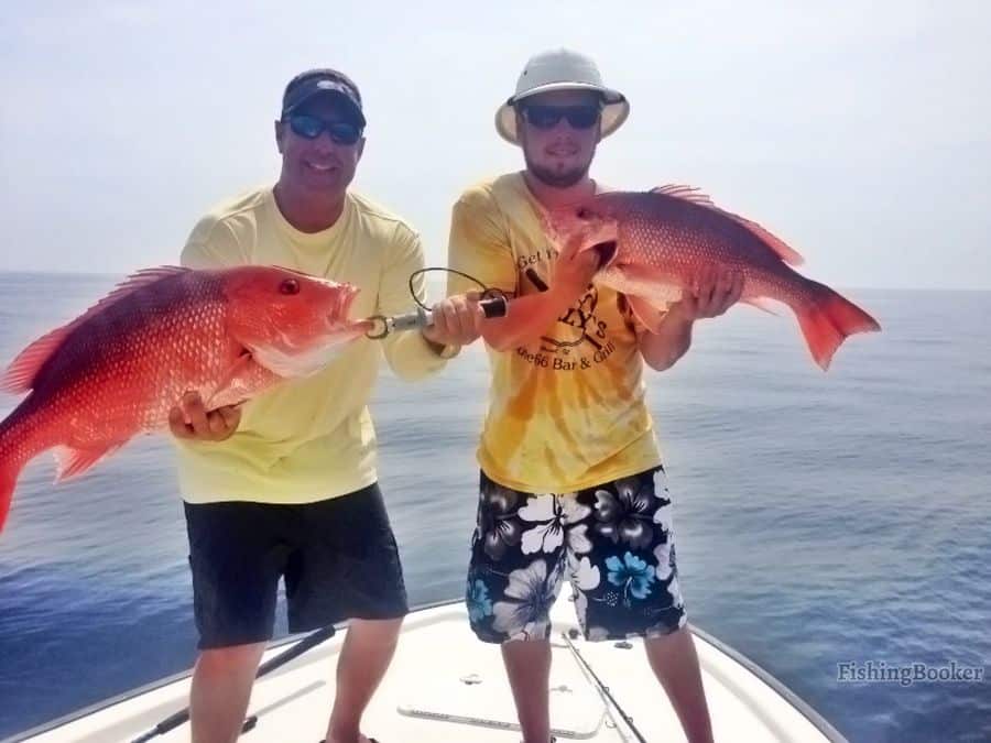 two redfish caught