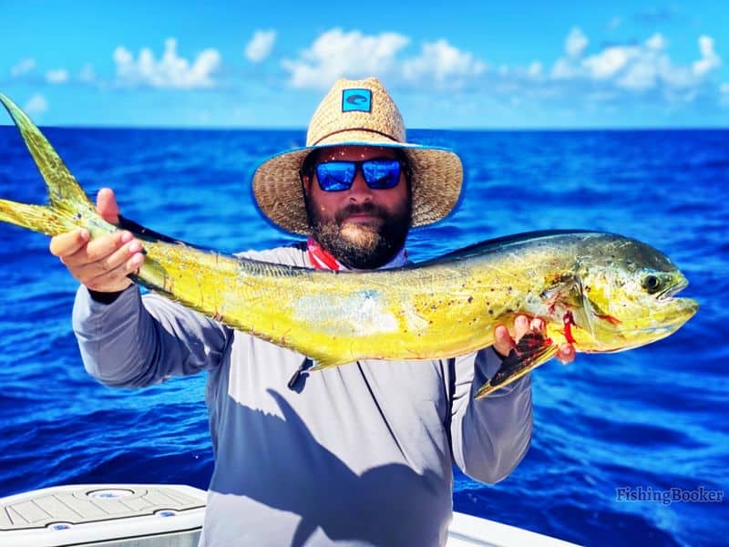 man holding a fish