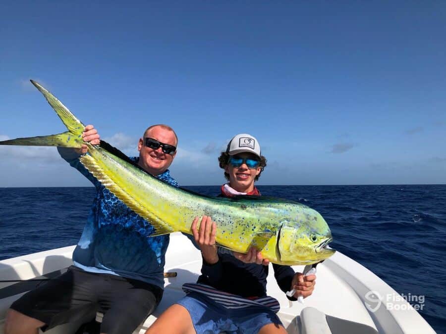 man holding a fish