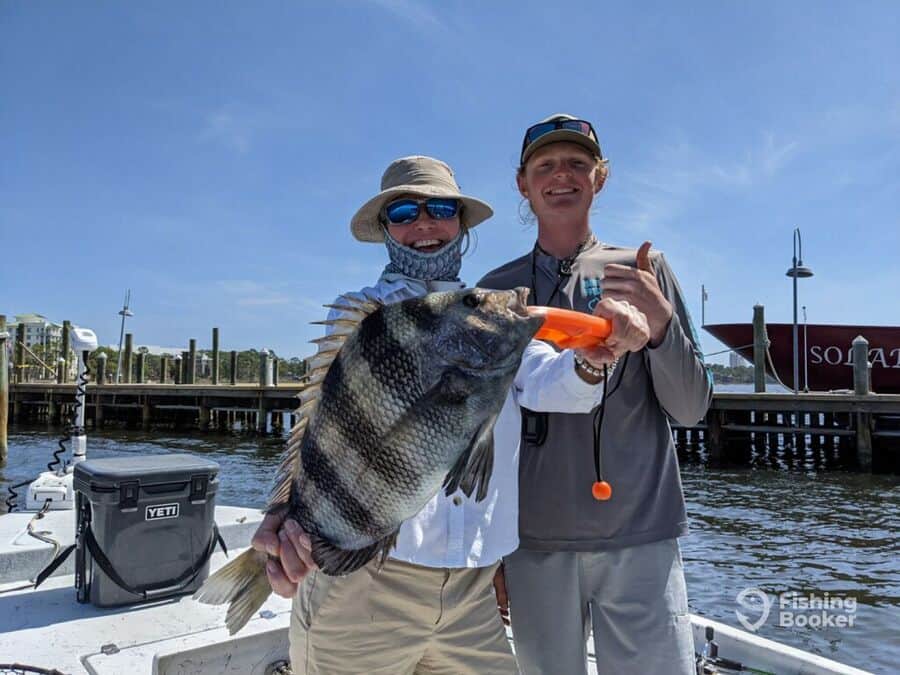 man holding a fish