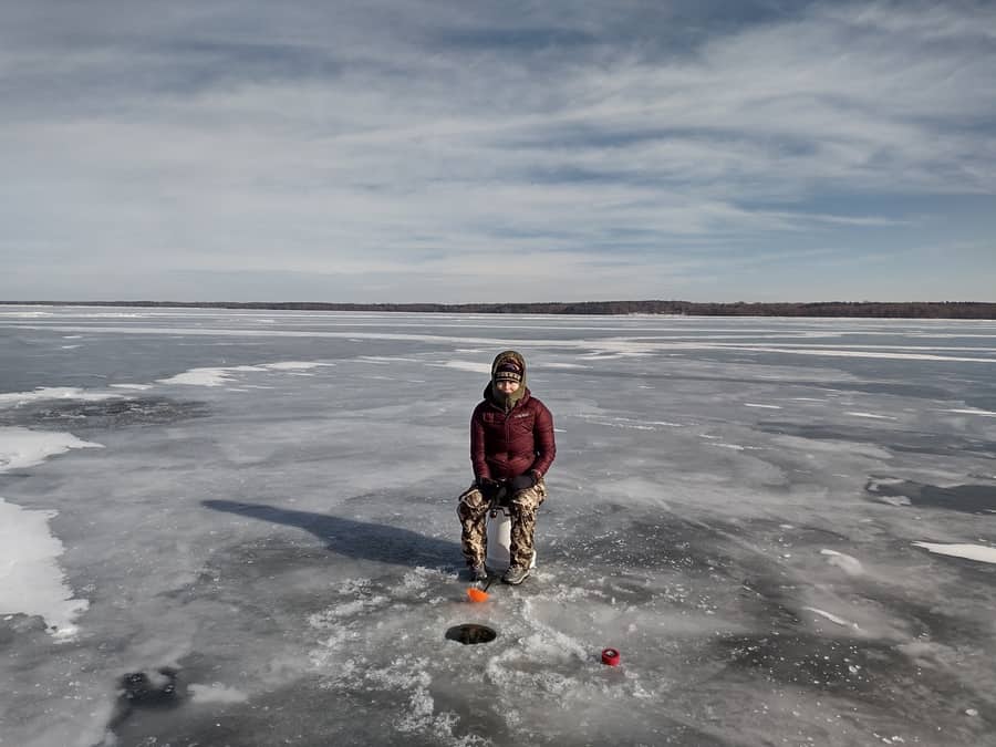 ice fishing