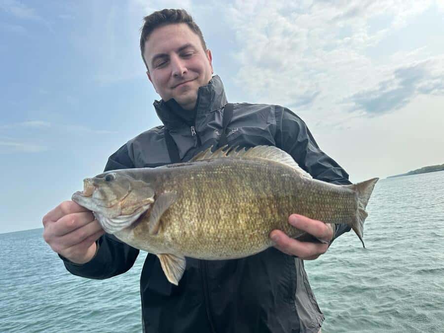 smallmouth bass caught by Eric Matechak