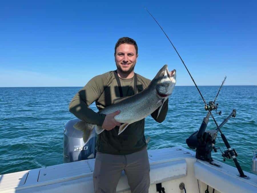 lake trout caught